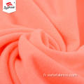 Tissu de polyester tricoté par pull imprimé par vêtement doux